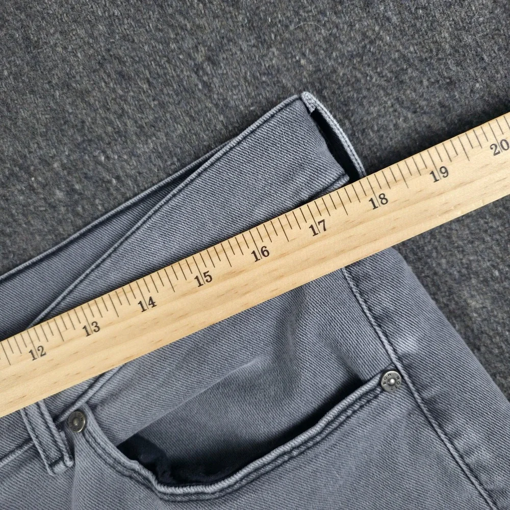Mott & Bow Jeans Mens Fits 34x34 Gray Stone Wash Slim Fit Premium Denim Stretch